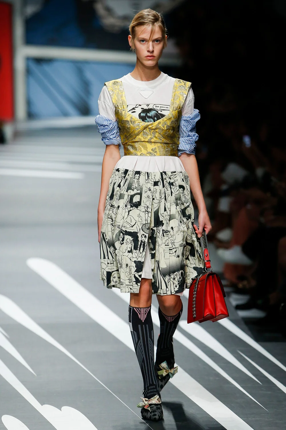 Prada S/S 2018 pink brocade bustier — JAMES VELORIA